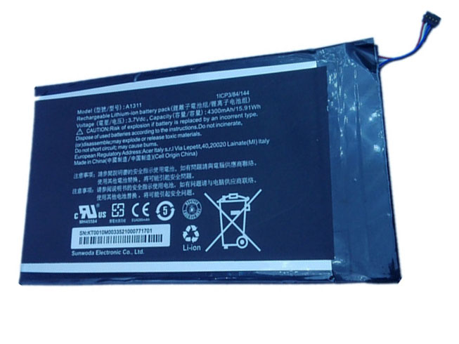 batería de la tableta Acer A1311
