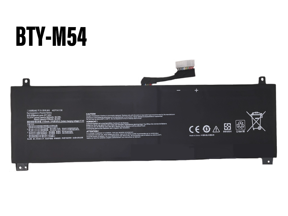 MSI BTY-M54 bateria 