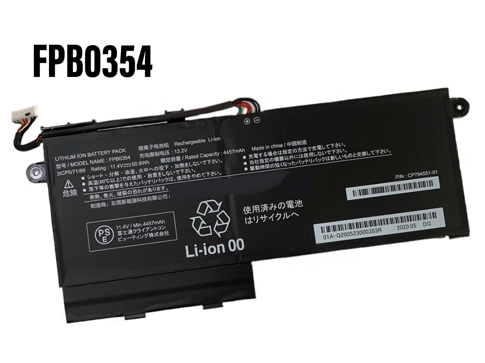 Fujitsu FPB0354 bateria 
