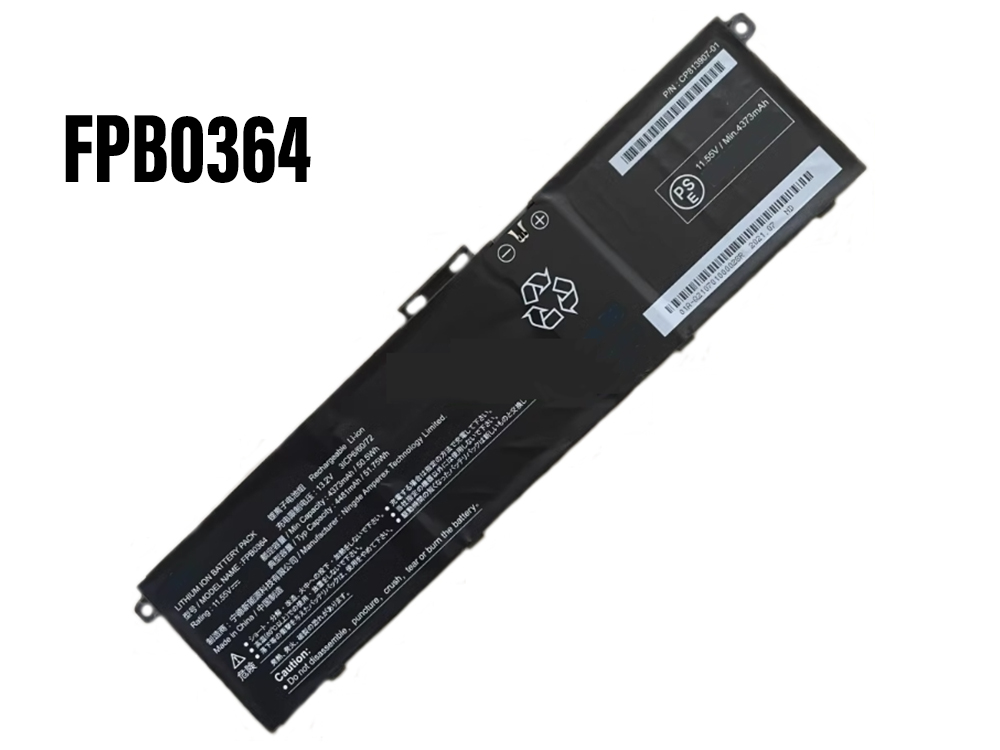 Fujitsu FPB0364 bateria 