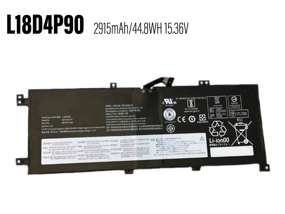 Lenovo L18D4P90 bateria 