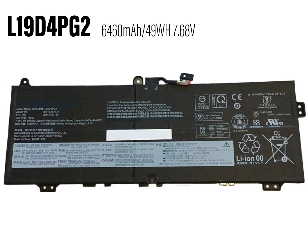 Lenovo L19D4PG2 bateria 