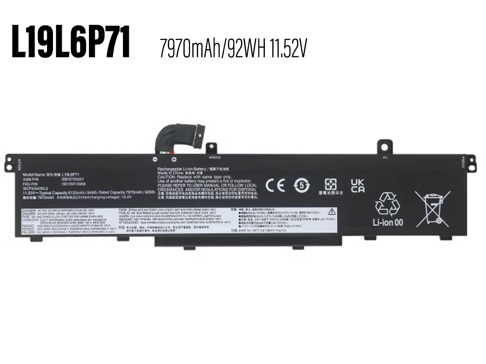 Lenovo L19L6P71 bateria 