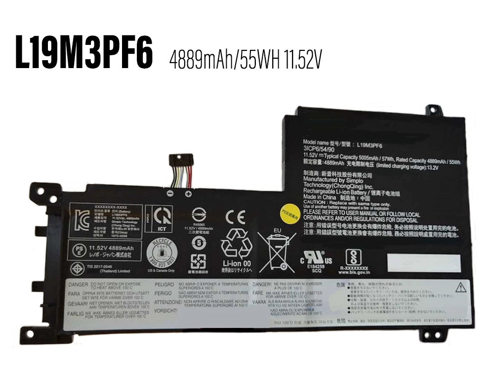 Lenovo L19M3PF6 bateria 