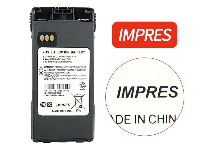 Vineyuan 10-Pack 2100mAh Ni-MH Batteries For Motorola XTS1500 XTS2500 PR1500 MT1500 Radios